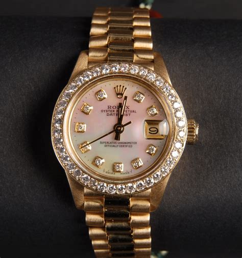 damen rolex mit diamanten|Rolex damenuhr rosegold.